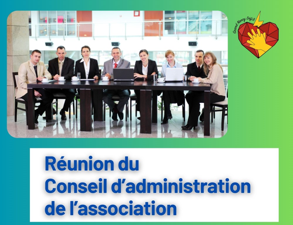 Réunion conseil d'administration assos