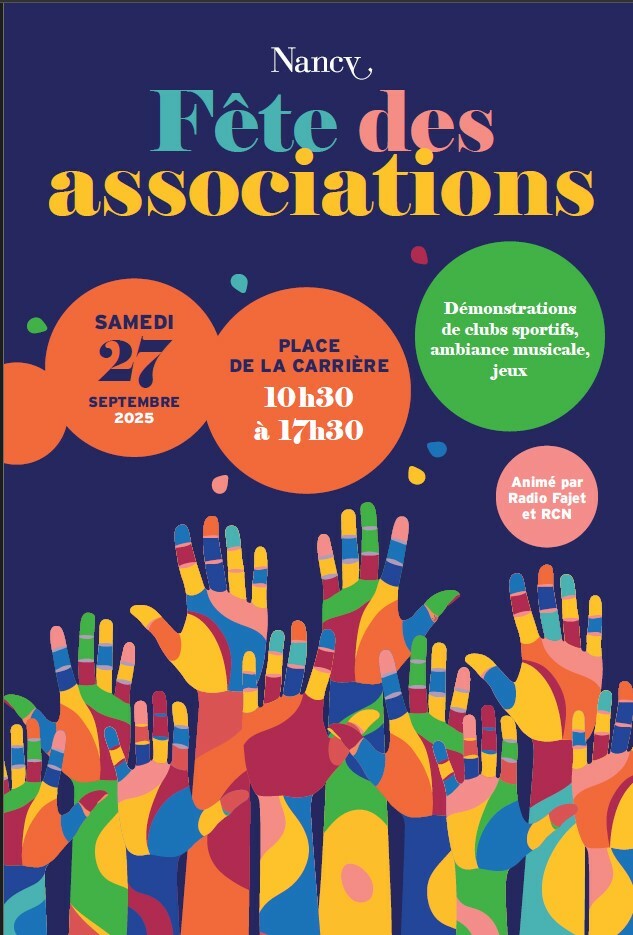 Nancy Fête des associations "On a besoin de vous!"